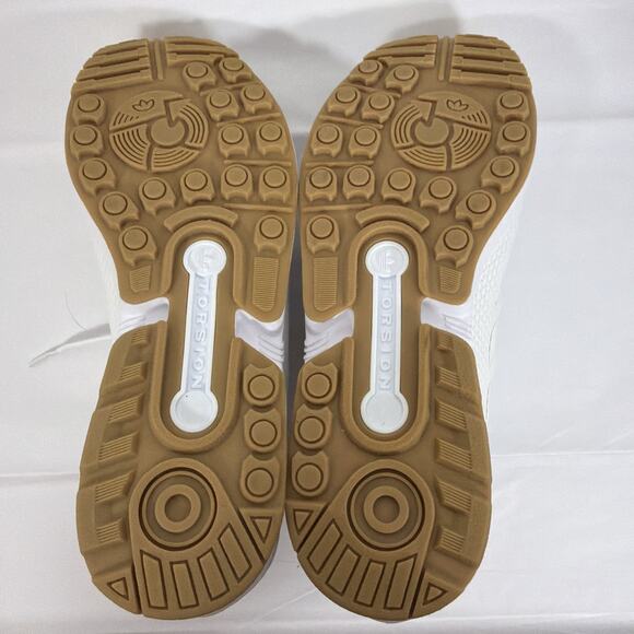 Adidas Flux Torsion All White Men 8 1/2 Athletic Comfort Gym Training Shoe - Picture 7 of 8